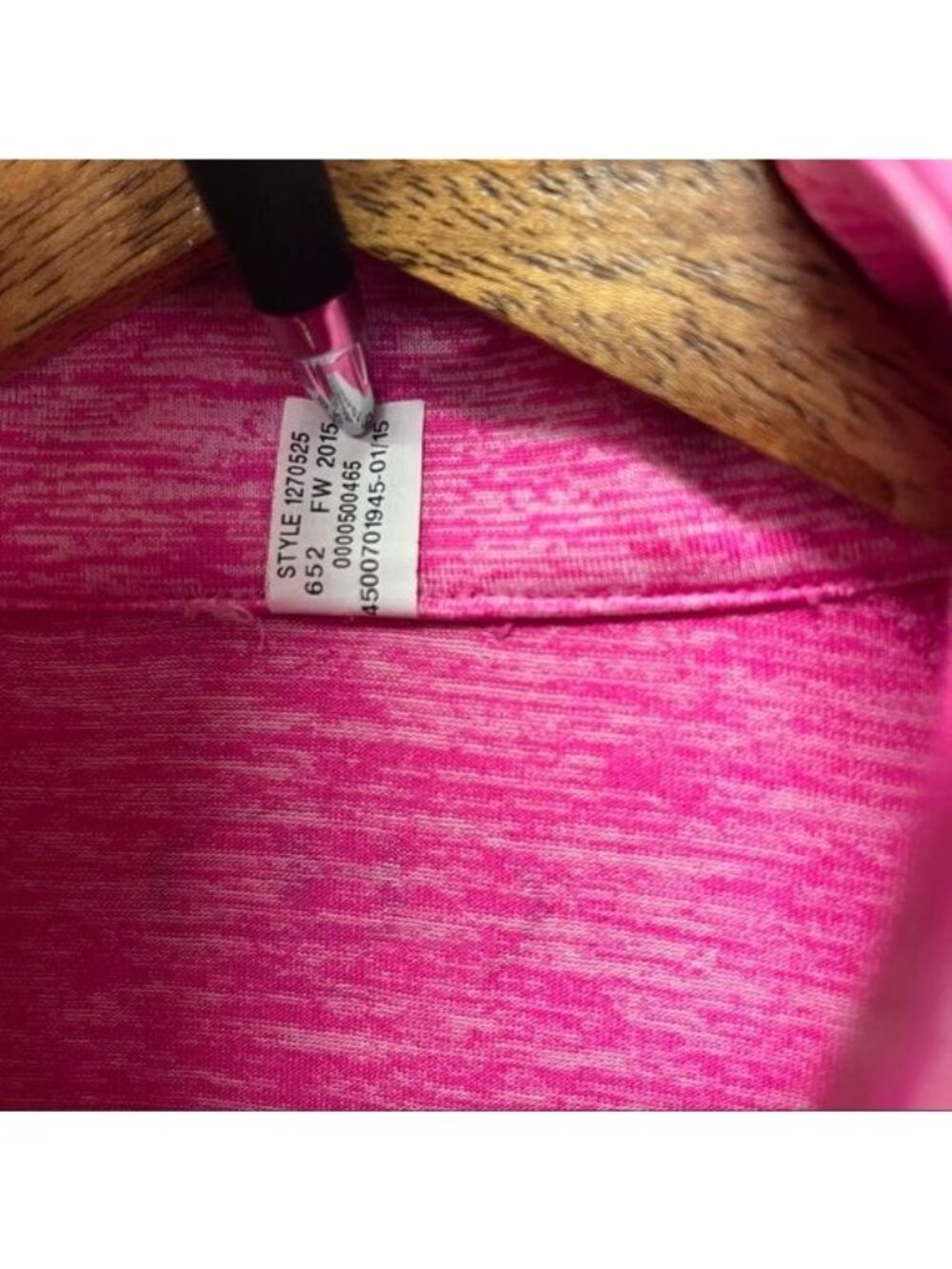 Under Armour Women’s 1/2 Zip Long Sleeve Athletic Pullover In Pink Sz M - Picture 3 of 4